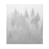 Foto van Misty Evergreen Forest Notitieblok (Voorkant)