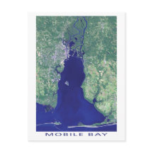 Foto van Mobile Bay Alabama Satellite