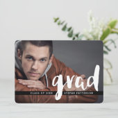 Foto van modern Afstuderen | Aankondiging (Staand voorkant)