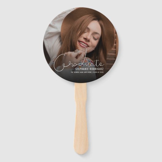 Foto van modern Afstuderen Handwaaier (Achterkant)