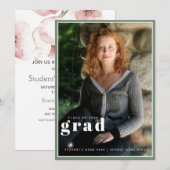 Foto van modern Afstuderen Kaart (Voorkant / Achterkant)