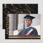 Foto van Modern Afstuderen School Save The Date (Voorkant / Achterkant)