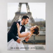 Foto van Modern and Elegant Wedding Poster (Voorkant)