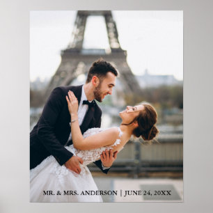 Foto van Modern and Elegant Wedding Poster
