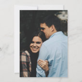 Foto van modern Art Deco Typography Earth Tone Save The Date (Achterkant)