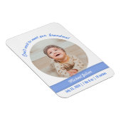 Foto van Modern Baby - Aankondiging grootmoeder Magneet (Rechterzijde)