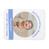 Foto van Modern Baby - Aankondiging grootmoeder Magneet (Horizontaal)