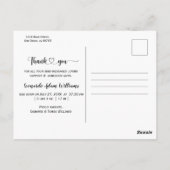 Foto van Modern Baby Birth Announcement Briefkaart (Achterkant)