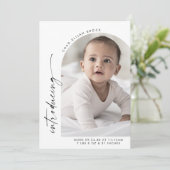 Foto van Modern Boho Arch Aankondiging (Staand voorkant)