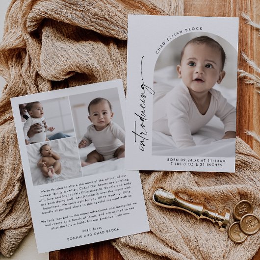 Foto van Modern Boho Arch Aankondiging