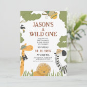 Foto van Modern Boys Safari op een dag Kaart (Staand voorkant)