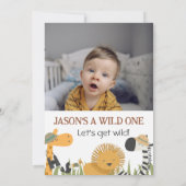 Foto van Modern Boys Safari op een dag Kaart (Achterkant)