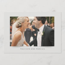 Foto van Modern en Elegant Wedding Hartelijk dank