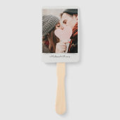 Foto van Modern en Elegant Wedding Hartelijk dank Handwaaier (Voorkant)