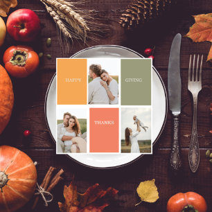 Foto van Modern Family Collage   Happy Thanksgivin