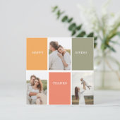 Foto van Modern Family Collage | Happy Thanksgivin (Staand voorkant)