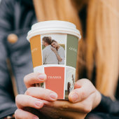 Foto van Modern Family Collage | Happy Thanksgivin Papieren Bekers