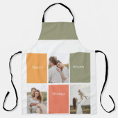 Foto van Modern Family Collage | Happy Thanksgivin Schort (Voorkant)
