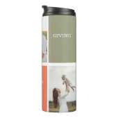 Foto van Modern Family Collage | Happy Thanksgivin Thermosbeker (Geroteerd rechts)