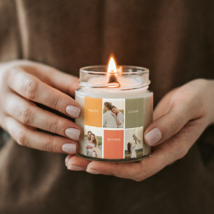 Foto van Modern Family Collage   Happy Thanksgivin Vierkante Sticker