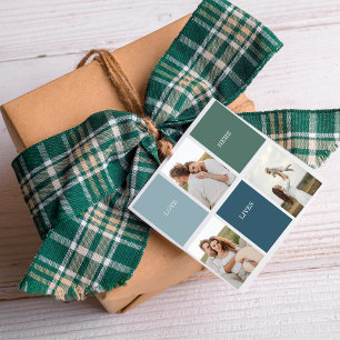 Foto van Modern Family Collage Liefde Live Bedankjes Labels