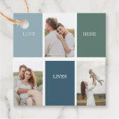 Foto van Modern Family Collage | Liefde Live Bedankjes Labels (Voorkant)