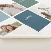 Foto van Modern Family Collage | Liefde Live Sherpa Deken (3/4)