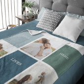 Foto van Modern Family Collage | Liefde Live Sherpa Deken