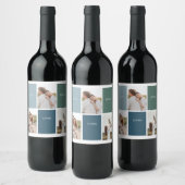 Foto van Modern Family Collage | Liefde Live Wijn Etiket (Flessen)