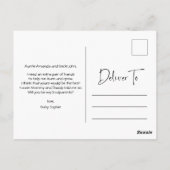 Foto van Modern Godouders Briefkaart (Achterkant)