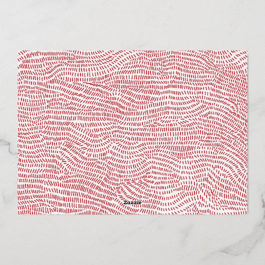 Foto van modern Gold White Lijst voor prettige fee Folie Feestdagenkaart (Achterkant)