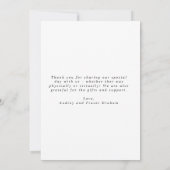 Foto van Modern Love and Bedankt Wedding (Achterkant)