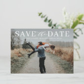 Foto van Modern Love Mix Typography Save The Date (Staand voorkant)