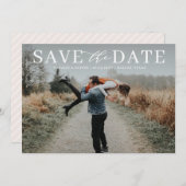 Foto van Modern Love Mix Typography Save The Date (Voorkant / Achterkant)