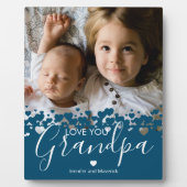 Foto van Modern Love You Grandpa Fotoplaat (Voorkant)