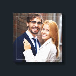 Foto van Modern Monogram Canvas Afdruk<br><div class="desc">Volledig bloed fotodoek met een elegant dun lijst en een 3-letterig monogram. Personaliseer het met uw trouwdatum, familienaam, of een tekst van uw keuze voor een mooi en uniek stuk muurkunst.</div>