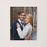 Foto van Modern Monogram Legpuzzel<br><div class="desc">Eenvoudig en chic monogram ontwerp. Heb je een aangepaste kleur nodig? Stuur ons een bericht naar heartlockedstudio@gmail.com en wij zullen u graag helpen!</div>