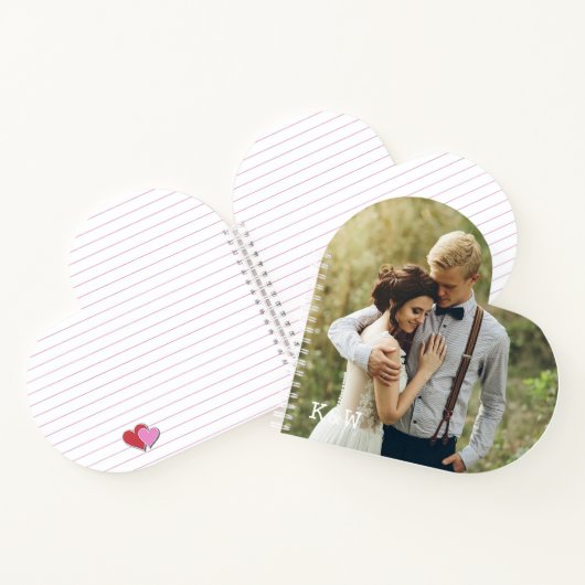 Foto van Modern Monogram Notitieboek (Binnen)