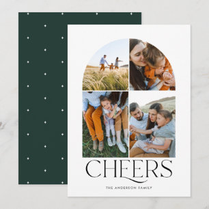 Foto van modern multi-foto groen kerstfeest 4