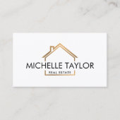 Foto van modern Professional Real Estate House Visitekaartje (Voorkant)