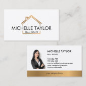 Foto van modern Professional Real Estate House Visitekaartje (Voorkant / Achterkant)