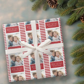 Foto van Modern Red Merry One Cadeaupapier