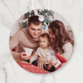 Foto van modern script "Kerst van de allergrootste Bedankjes Labels (Achterkant)