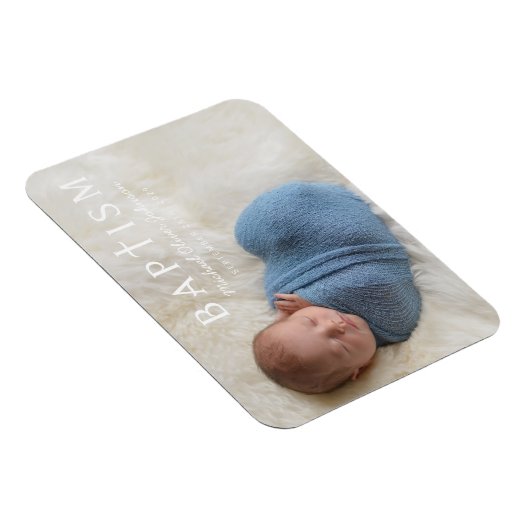 Foto van modern script: Religieuze Cross Boy Bapti Magneet (Rechterzijde)