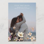 Foto van Modern Spring Elegant Wildflower Boho Save The Date (Voorkant)