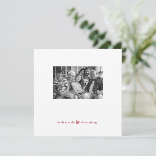 Foto van Modern Valentijns Feestdagenkaart (Staand voorkant)