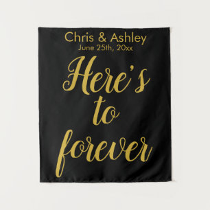 Foto van Moderne bruiloft - Achtergrond foto Pro Wandkleed