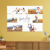 Foto van moderne familie canvas afdruk (Insitu (Woonkamer))