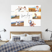 Foto van moderne familie canvas afdruk (Insitu (Slaapkamer))