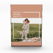 Foto van moderne familie | Dankful Blessed Gratefu (Voorkant)